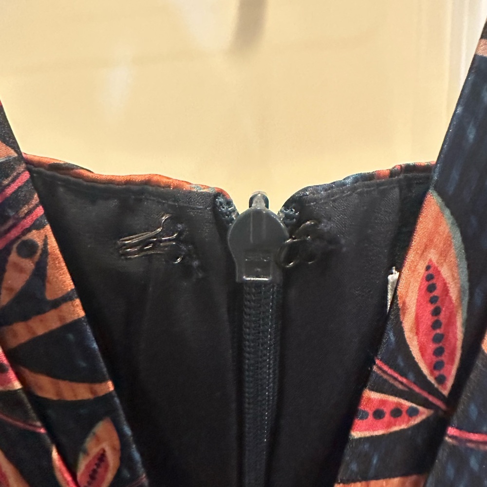 Aerie Navy and Pink Asymmetrical Dress - Picture 7 of 11